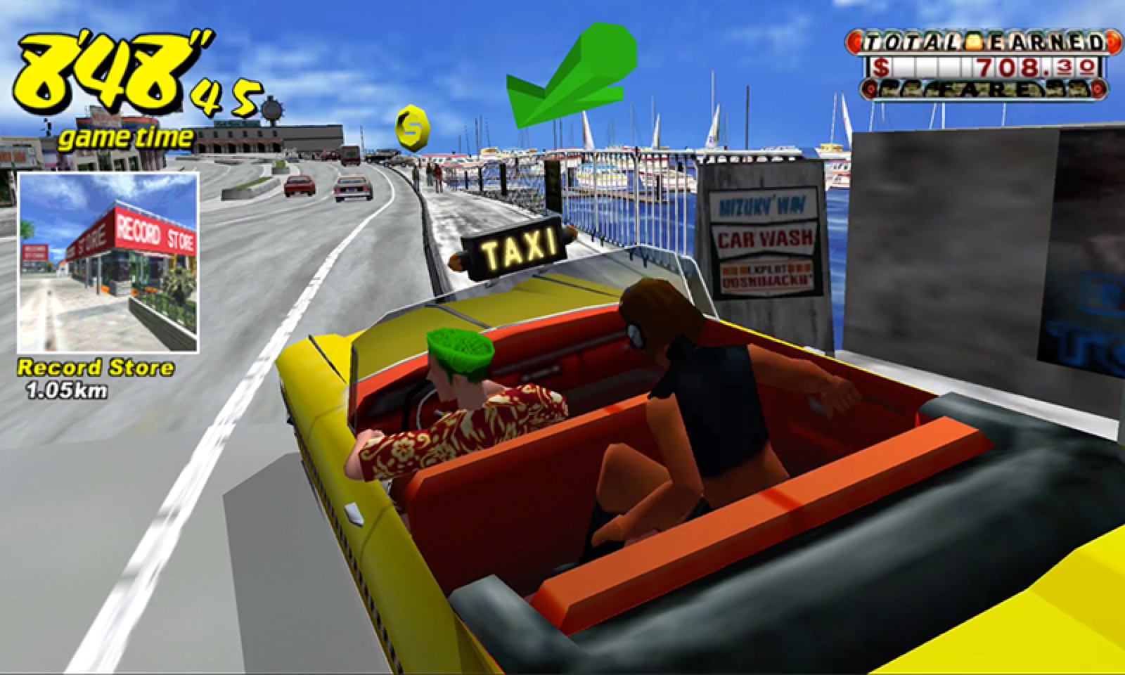 لعبة Crazy Taxi الشهيرة باتت متوفرة مجانًا على هواتف iOS و اندرويد