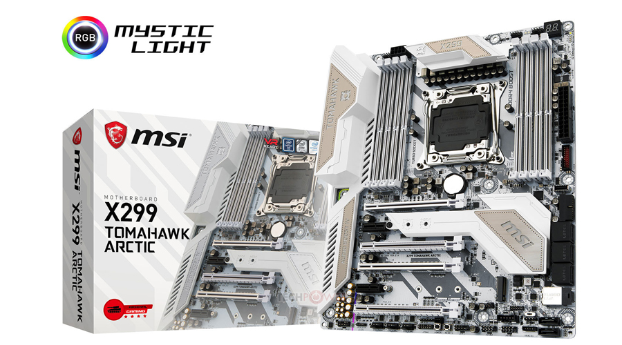 تعرف على لوحة MSI X299 TOMAHAWK ARCTIC بنكهتها الجديدة