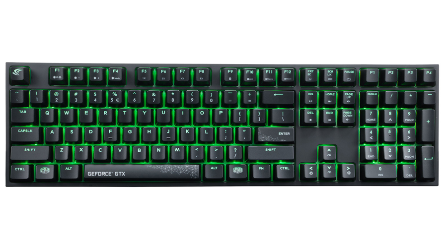كولر ماستر تقدم كيبورد MasterKeys Pro L بإصدار NVIDIA