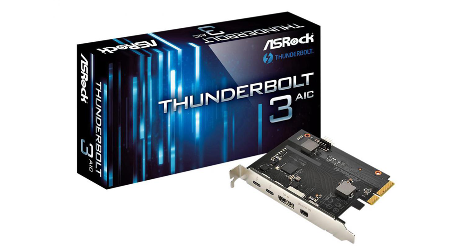 الكشف عن بطاقة التوسعة Thunderbolt 3 AIC من ASRock