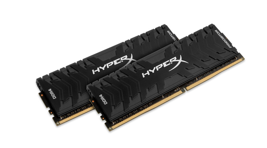 مجموعة ذواكر HyperX Predator DDR4 تصل للأسواق بتردد 4000MHz