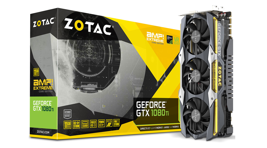الكشف عن بطاقة ZOTAC GTX 1080 Ti AMP Extreme Core