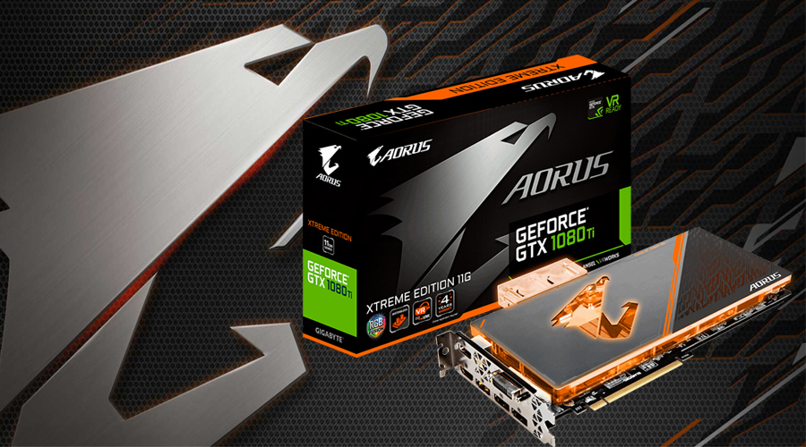 جيجابايت تعلن عن بطاقتها المميزة AORUS GTX 1080 Ti Waterforce WB XE