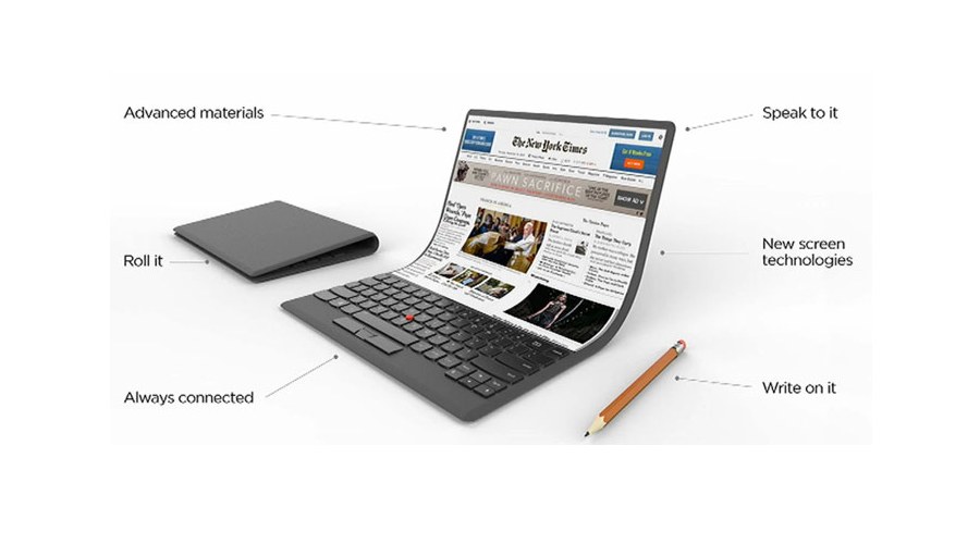 شركة Lenovo: مستقبل الأجهزة المحمولة سيكون مع شاشات قابلة للطي