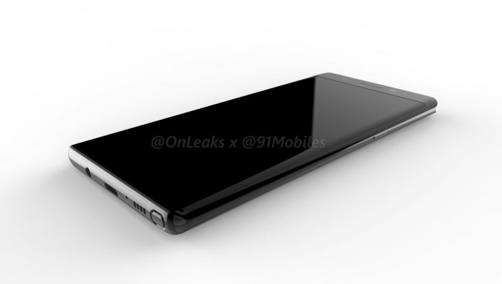 ظهور التصميم المتوقع لهاتف Galaxy Note 8 القادم
