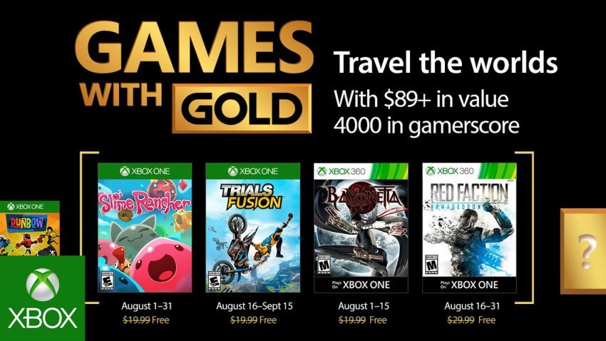 الكشف عن قائمة الألعاب المجانية لشهر أغسطس لمجتمع لاعبي Xbox