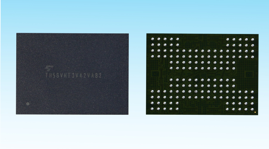 توشيبا تعلن عن تطوير أول ذاكرة BiCS FLASH 3D بتقنية TSV بالعالم