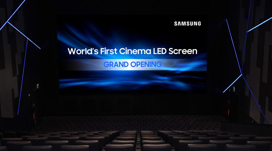 سامسونج تفعلها وتعلن عن أول شاشة سينما 4K HDR LED بالعالم