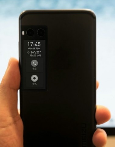 تسريب يظهر الشاشة الإضافية لهاتف Meizu Pro 7 وهي تعمل