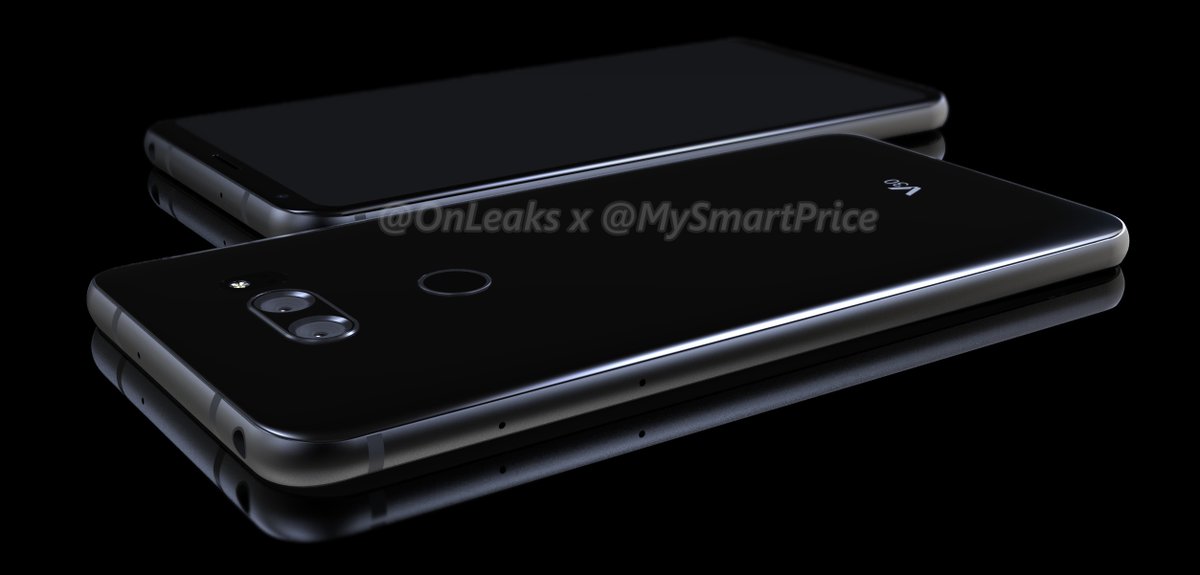 تأكيد التصميم والموصفات لهاتف LG V30 ، قادم بشاشه OLED بحجم 6 بوصه
