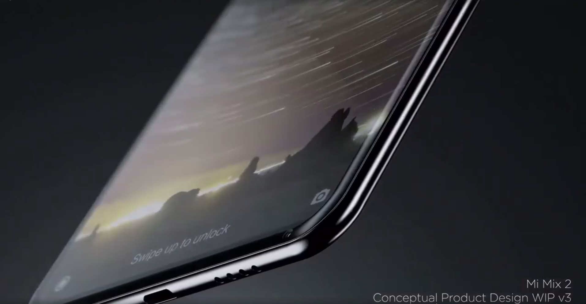 هاتف Xiaomi Mi Mix 2 يظهر في مقطع مرئي من خلال مصممة