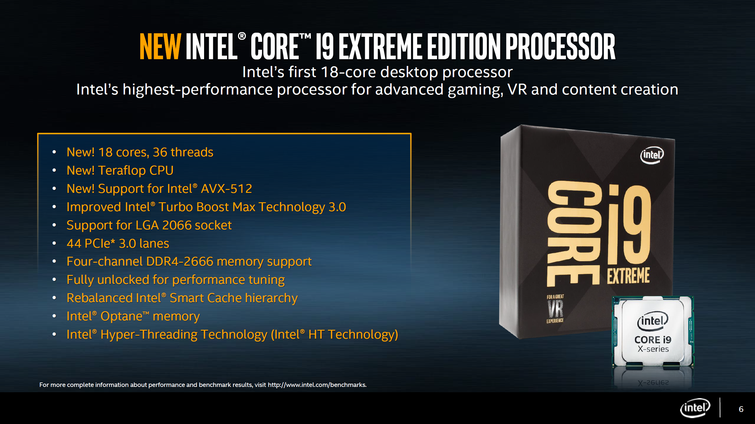 على ما يبدو أن وحش AMD القادم جعل إنتل تسرع في وحش أخر اكثر قوة وهو Core i9-7980XE لتتربع على عرش أقوى المعالجات المركزية المكتبية من الفئة العليا أو ما ...
