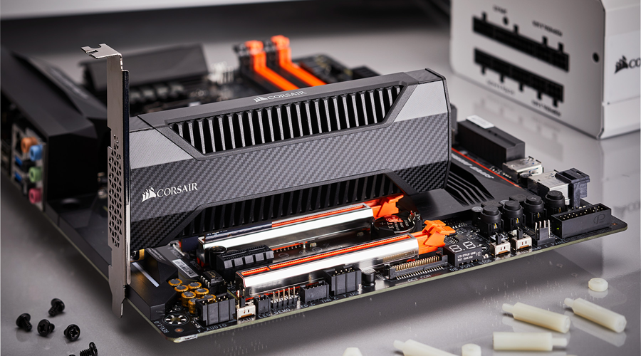 لأول مرة CORSAIR تكشف عن أسرع أقراصها بالعالم NX500 NVMe PCIe AIC SSD
