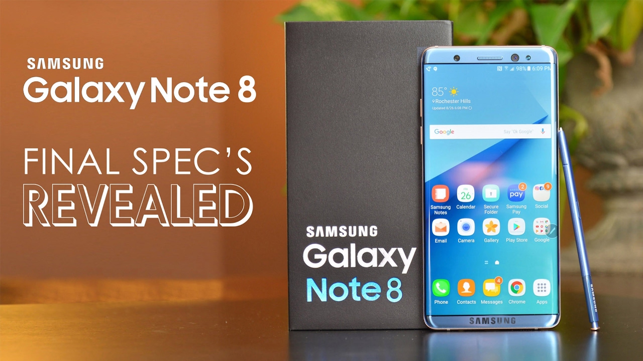 هاتف Galaxy Note8 يظهر علي الصفحة الرسمية لسامسونج!!