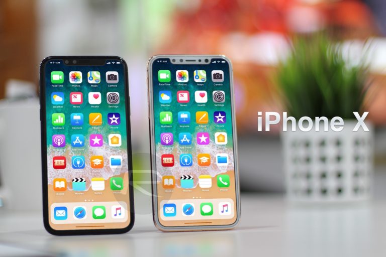 مجموعه صور توضح حجم هاتف iPhone 8 بالمقارنة بباقي عائلة iPhone