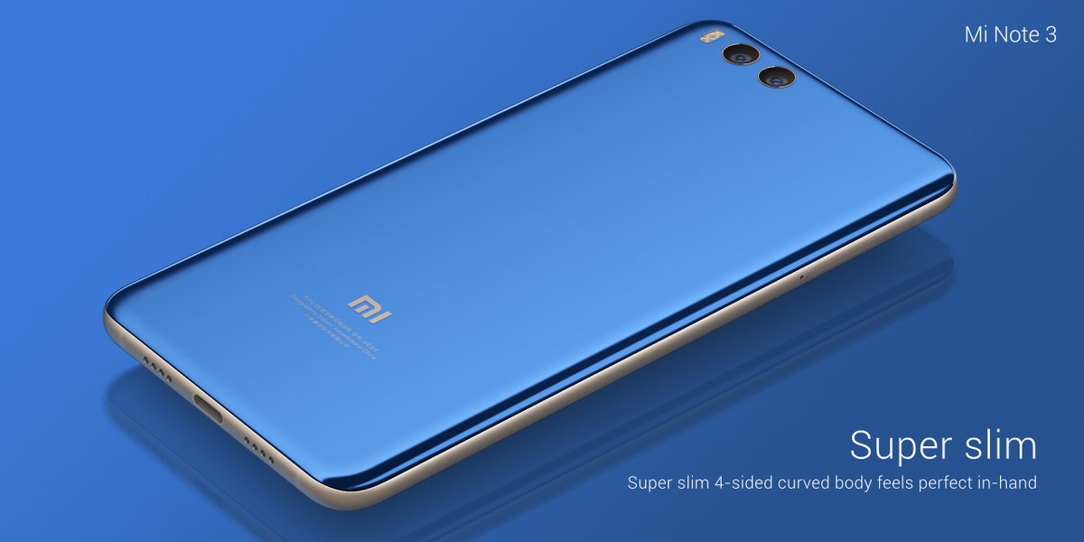 الإعلان رسميا عن Xiaomi Mi Note 3 المواصفات والتصميم