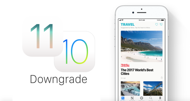كيفية الرجوع إلى IOS 10.3 بعد تحديث IOS 11
