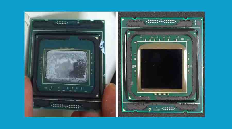 إزالة غطاء معالج إنتل Core i9-7920X سيوفر كسر سرعة ودرجات حرارة أفضل