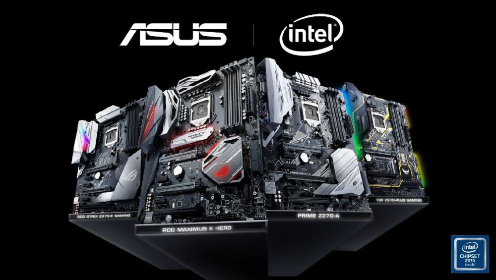مميزات ترسانة ASUS للجيل الثامن Coffee Lake من Intel