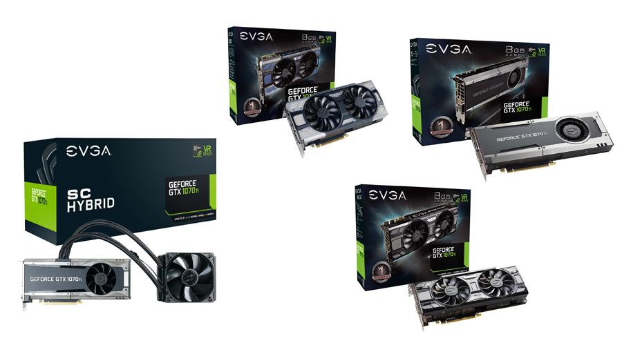 4 بطاقات GTX 1070 Ti تكشف عنها EVGA لجمهور اللاعبين
