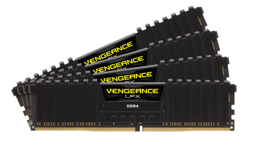 شركة CORSAIR تقدم أسرع حزمة ذاكرة 32GB 4x8GB DDR4 بالعالم