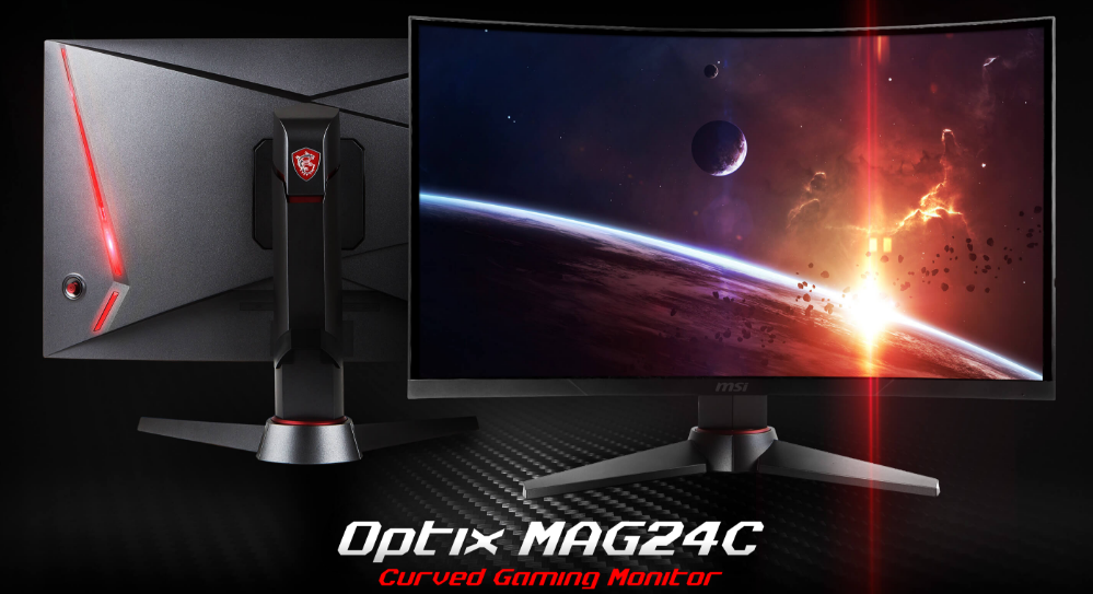 لجمهور اللاعبين MSI تقدم لكم شاشة Optix MAG24C المنحنية بتقنية FreeSync