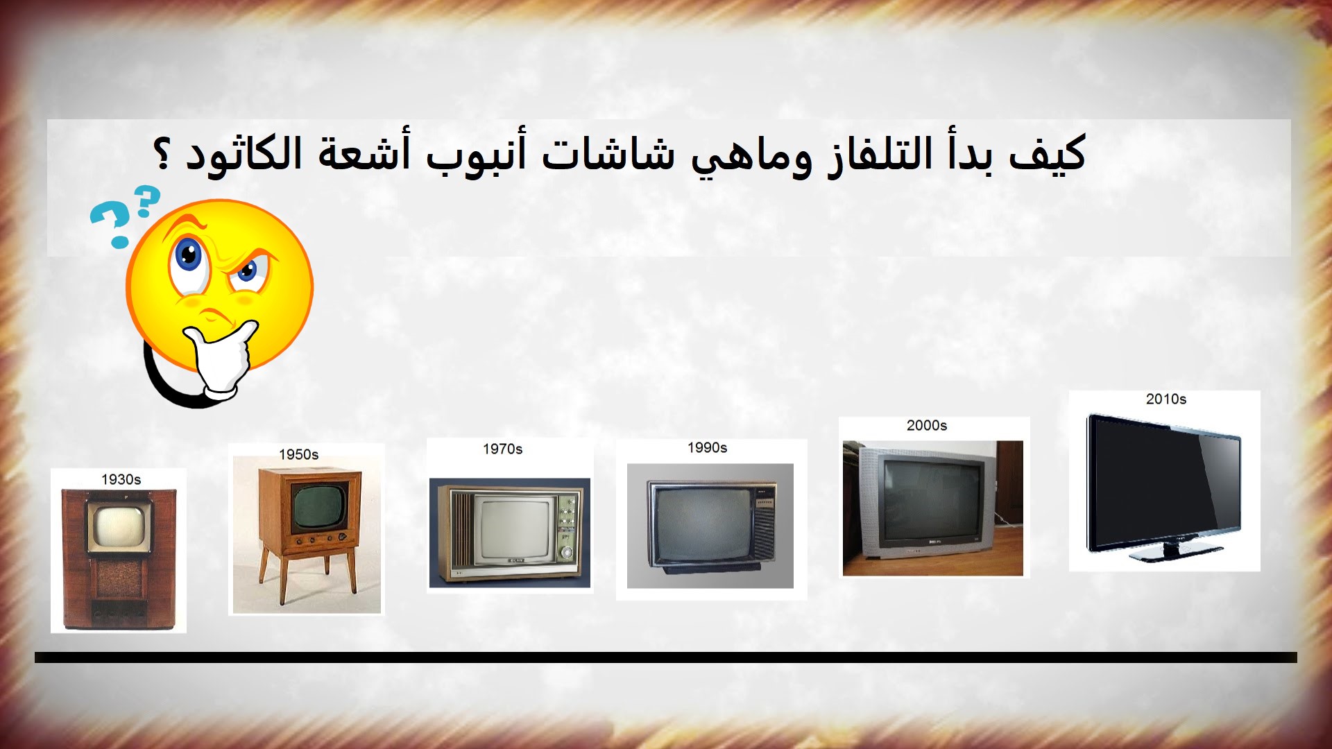 سلسلة موسوعة الحاسوب: وسائل العرض الحلقة الأولي كيف بدأ التلفاز ؟!!