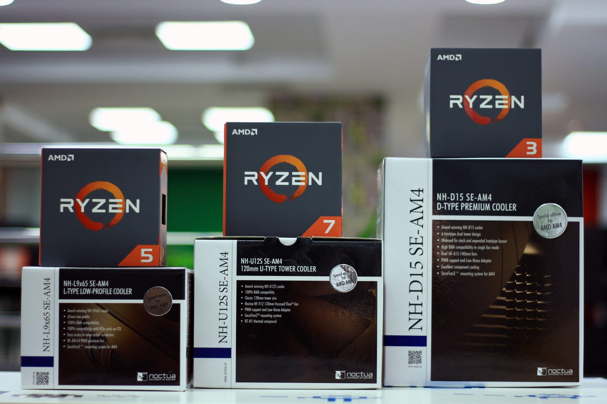 مراجعة أداء المُبردات NOCTUA D15 – U12S – L9x65 مع منصة AM4 و معالجات AMD RYZEN