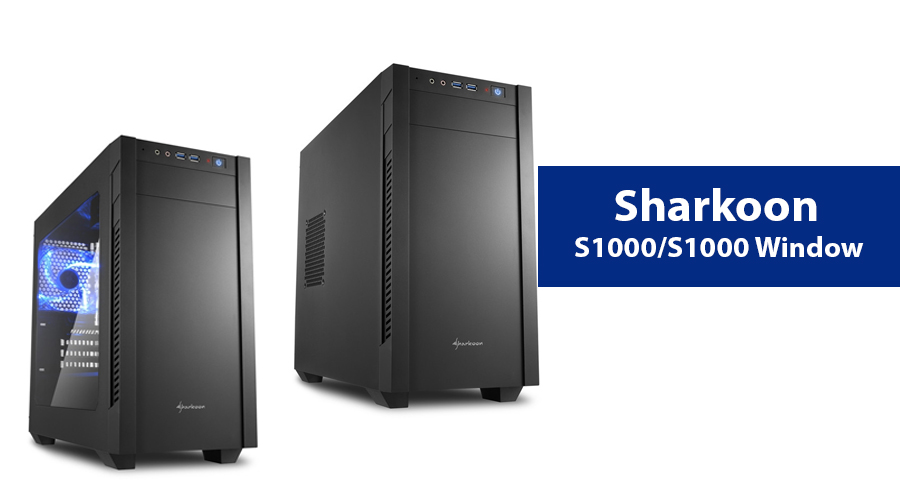 الكشف عن كيسات S1000/S1000 Window micro-ATX الجديدة من Sharkoon