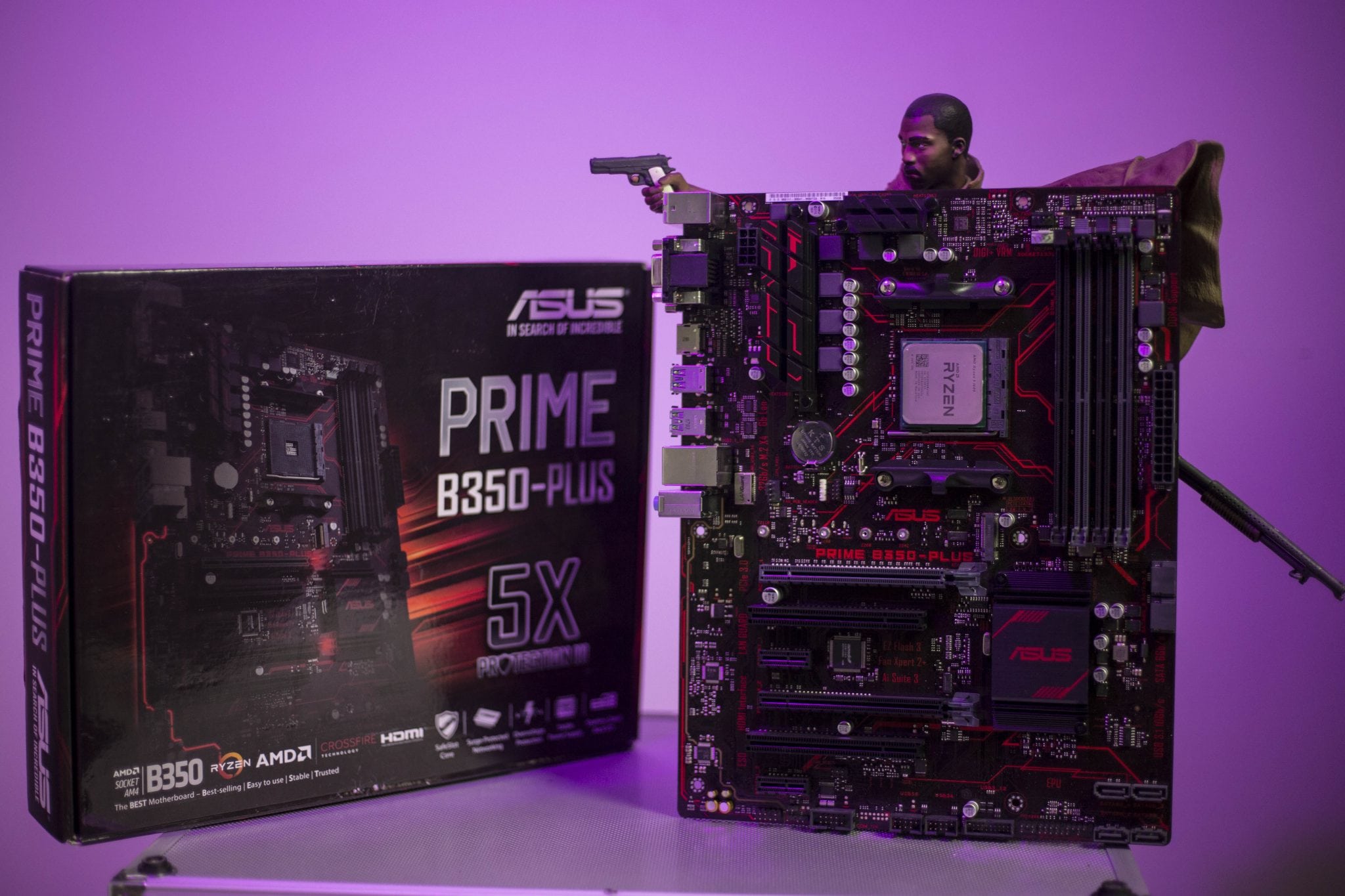 مراجعة اللوحة الأم ASUS Prime B350 Plus : هل تصلح للمعالج RYZEN 7 1800X