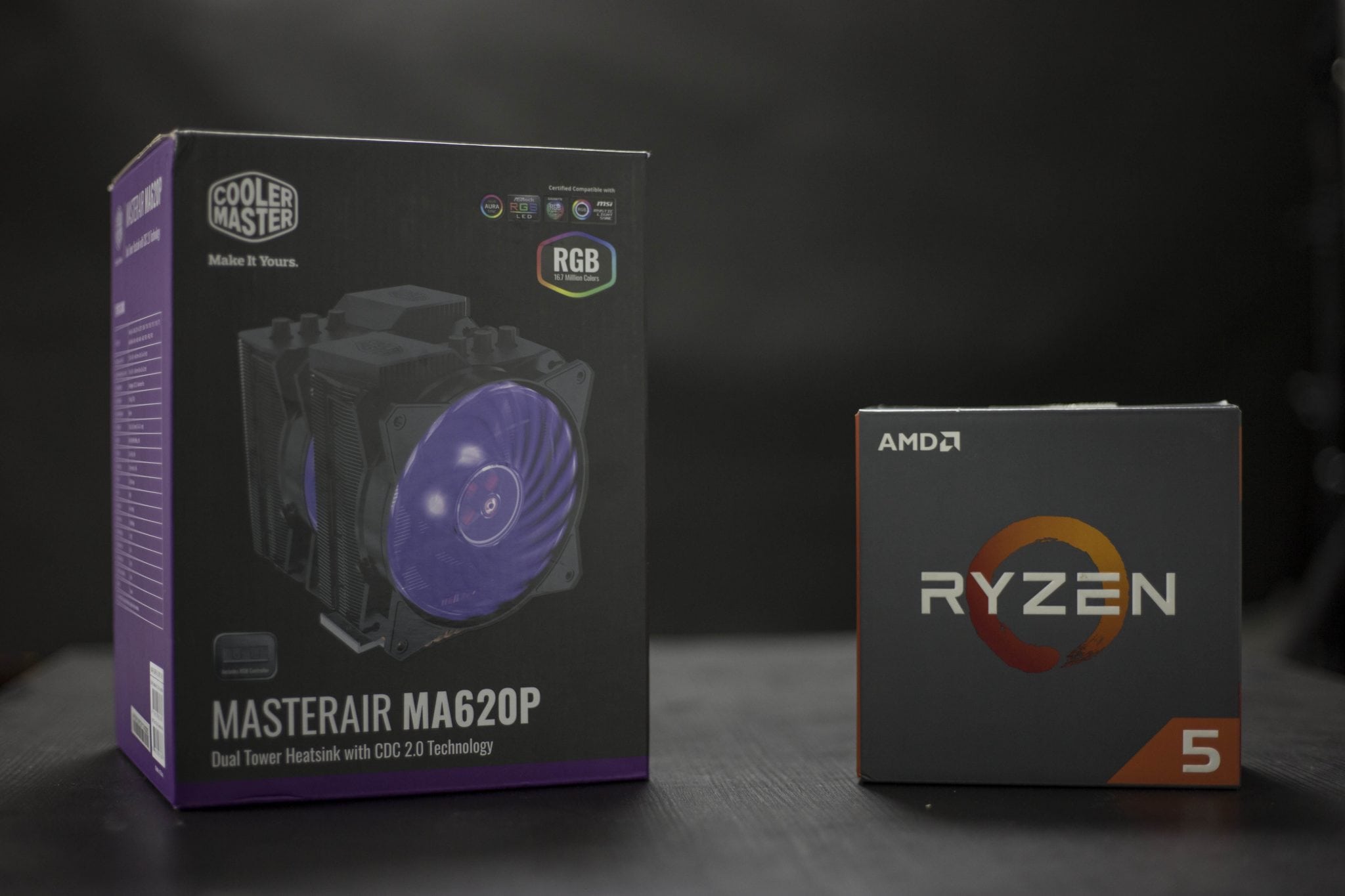 مراجعة المُبرد Cooler Master MasterAir MA620P مع منصة AMD RYZEN 5