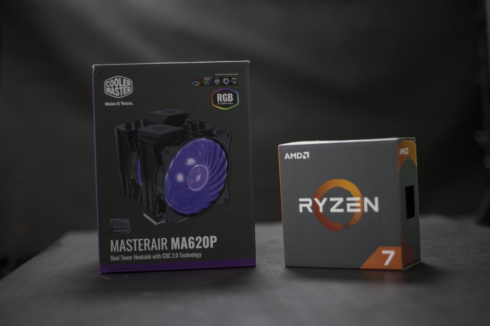 مراجعة المُبرد Cooler Master MasterAir MA620P مع منصة AMD RYZEN 7