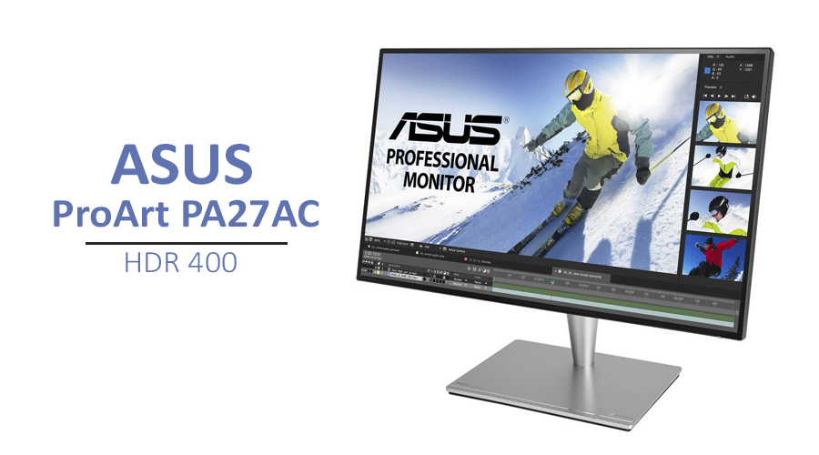 الكشف عن شاشة المصممين ASUS ProArt PA27AC HDR 400