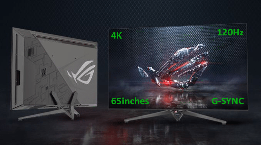 معرض CES2018: شاشة ASUS ROG Swift PG65 4K للاعبين هي الأضخم بالعالم
