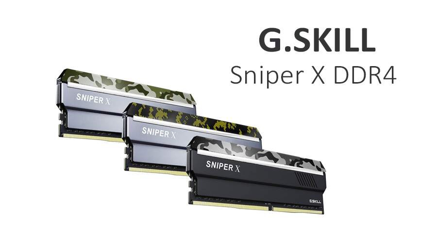 الكشف عن سلسلة ذواكر Sniper X DDR4 من G.SKILL