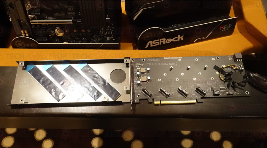 معرض CES2018: ركب 4 أقراص M.2 SSD مع بطاقة ASRock Ultra Quad M.2