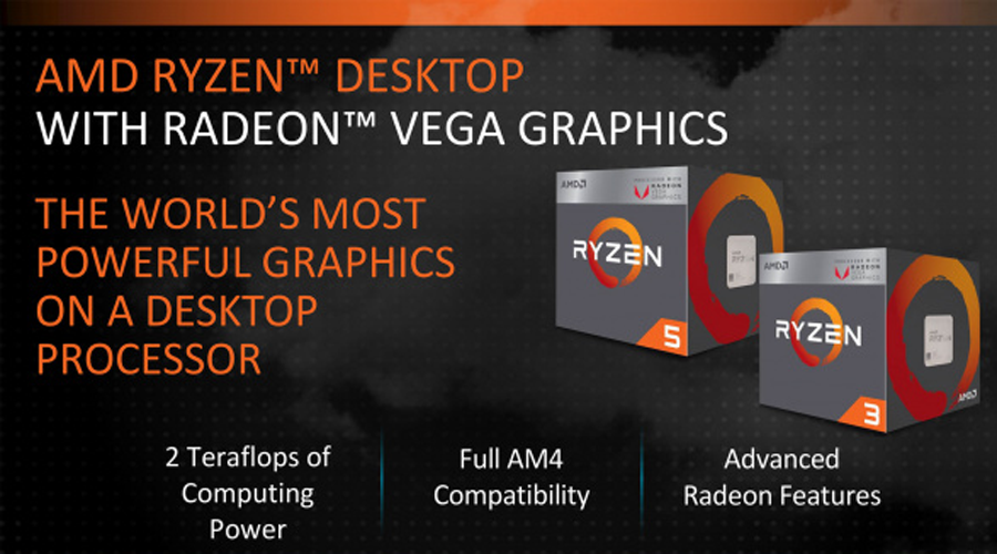 معرض CES2018: معالجات Ryzen APU المكتبية على الأبواب..هذا ما يجب عليك معرفته