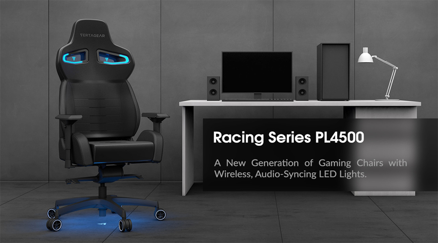 معرض CES2018: كرسي اللعب Vertagear PL4500 يتمتع بإضاءة LED/RGB بتحكم لاسلكي!