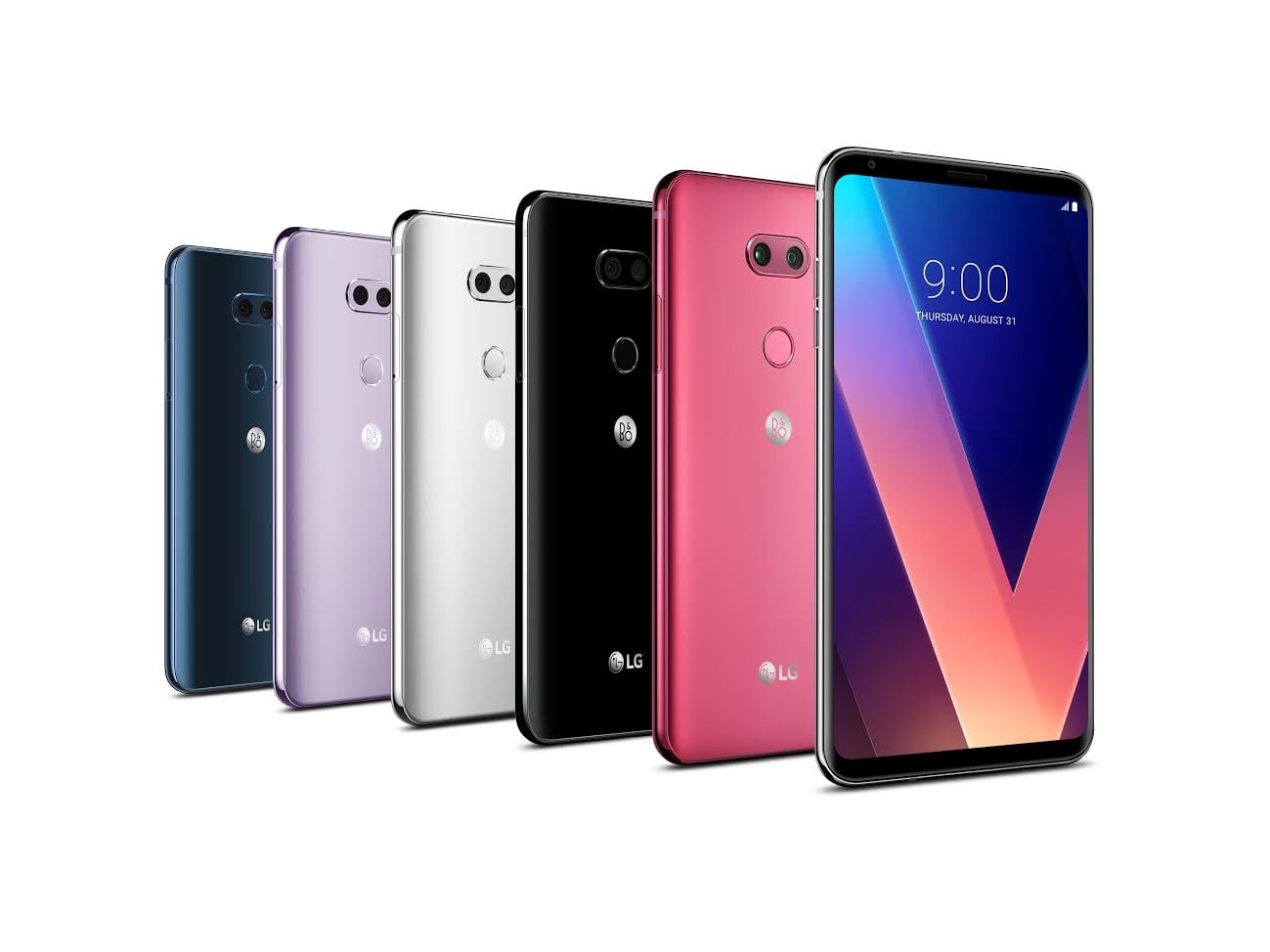 أحمر بدرجة ساخنة،تعرف علي هاتف LG V30 باللون الوردي التوتي الجديد من LG
