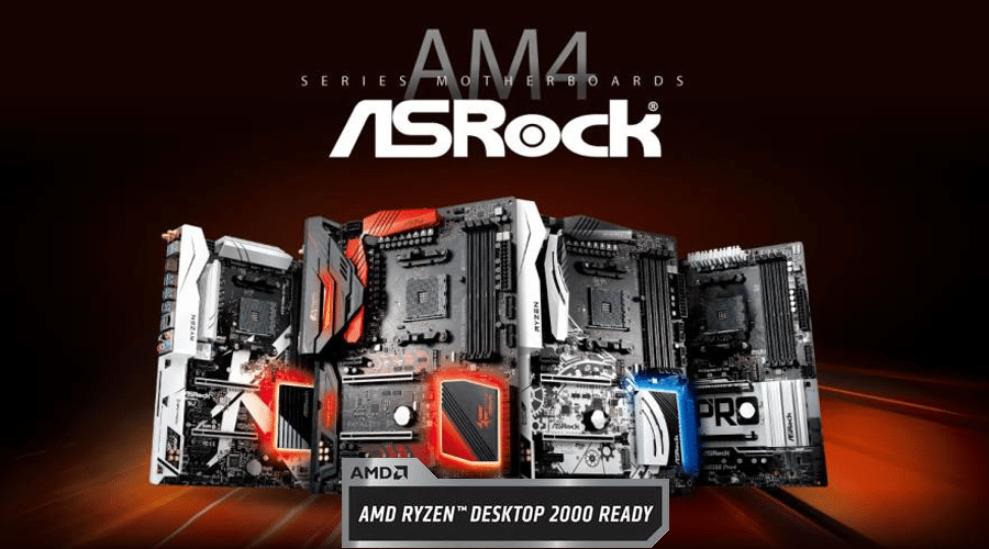 لوحات ASRock بسوكيت AM4 تدعم رسمياً معالجات Ryzen 2000 APU