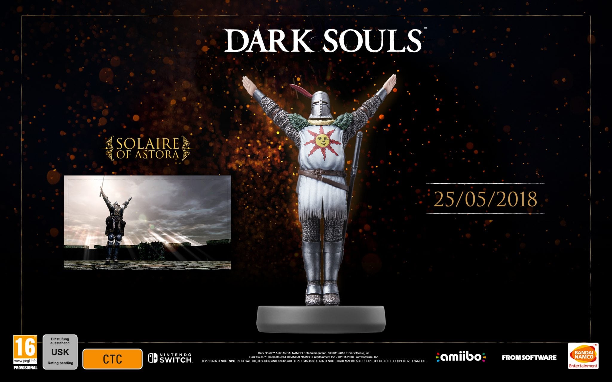 إطلاق لعبة Dark Souls: Remastered مع الـ Amiibo الخاص بها فى 25 مايو