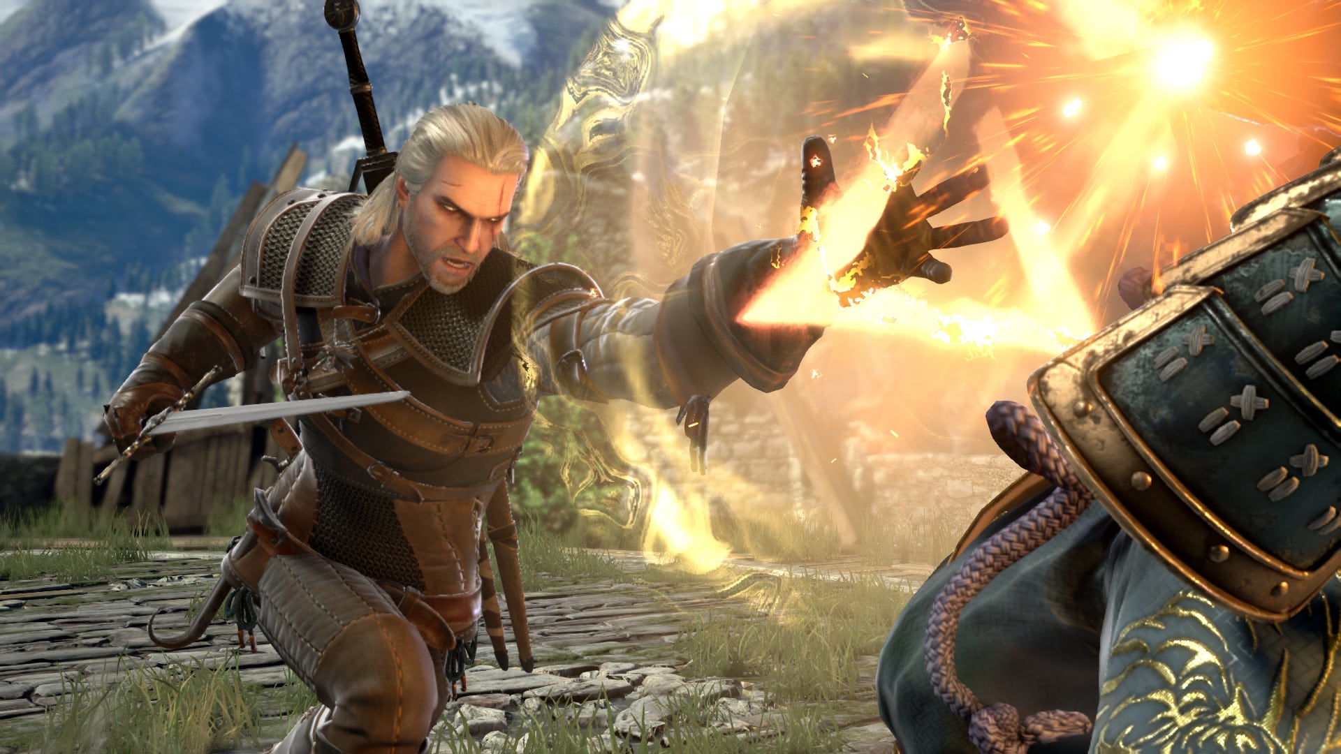 Geralt of Rivia يتصدر الغلاف الرسمي للعبة Soulcalibur VI