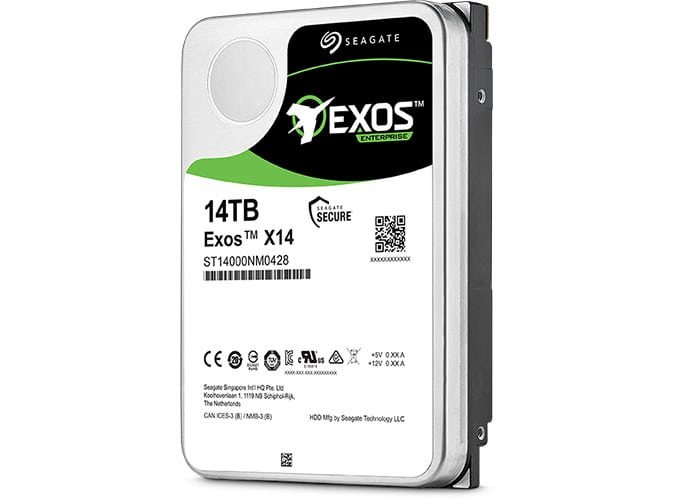 شركة Seagate تتفوق على نفسها بقرص Exos X14 بسعة 14TB!
