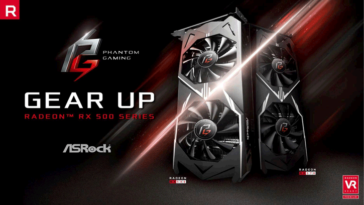 سلسلة بطاقات ASRock RX 500 Phantom Gaming ترى النور أخيراً