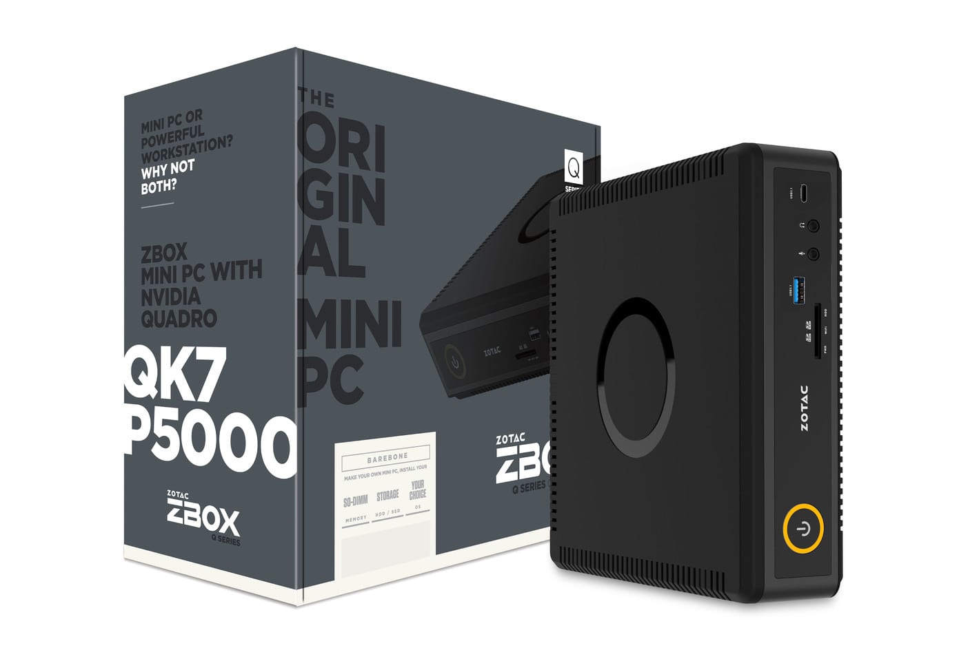 الإعلان عن أجهزة Zotac ZBOX Q-Series ببطاقات NVIDIA Pascal