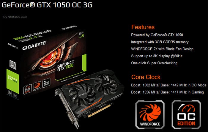 البدء بتوفر بطاقة انفيديا GeForce GTX 1050 3GB بالأسواق