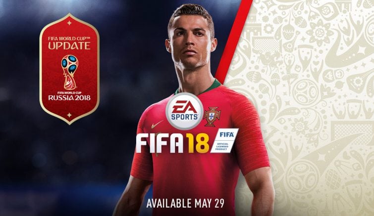 فعاليات كأس العالم روسيا 2018 قادمة إلي لعبة FIFA 18 هذا الشهر
