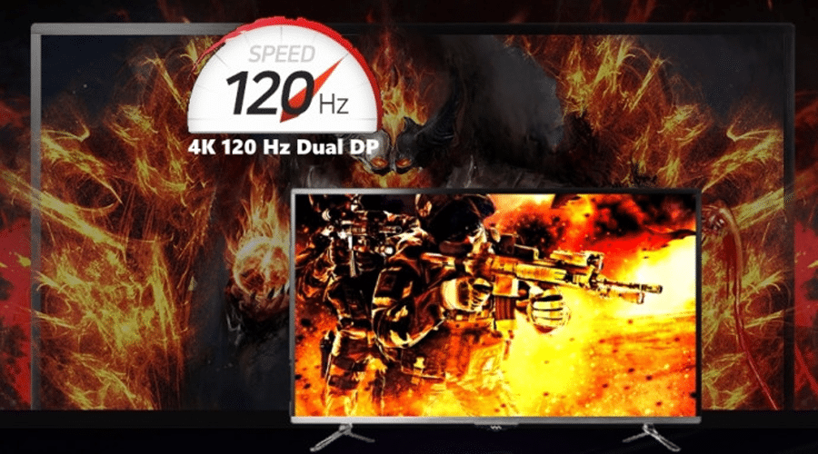 توفر أول شاشة بالعالم بحجم 43 بوصة تدعم 4K/120Hz/HDR وبسعر 1400 دولار فقط!