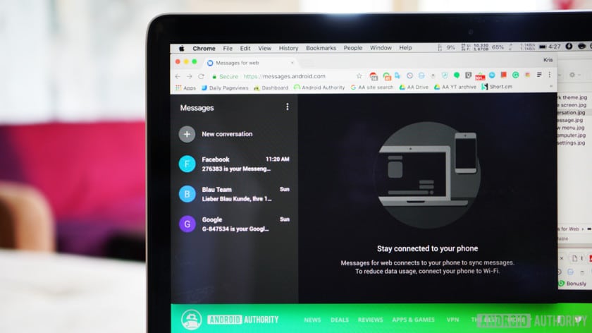 كيفية فتح رسائل أندرويد Android Messages على جهاز الكمبيوتر الخاص بك