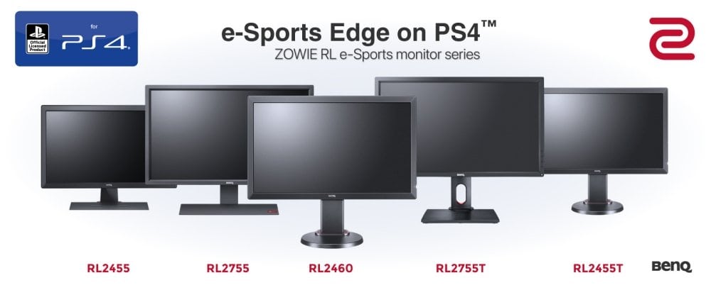 شركة BenQ تطلق سلسلة شاشات عرض رياضية ZOWIE RL بمنصة PlayStation®4